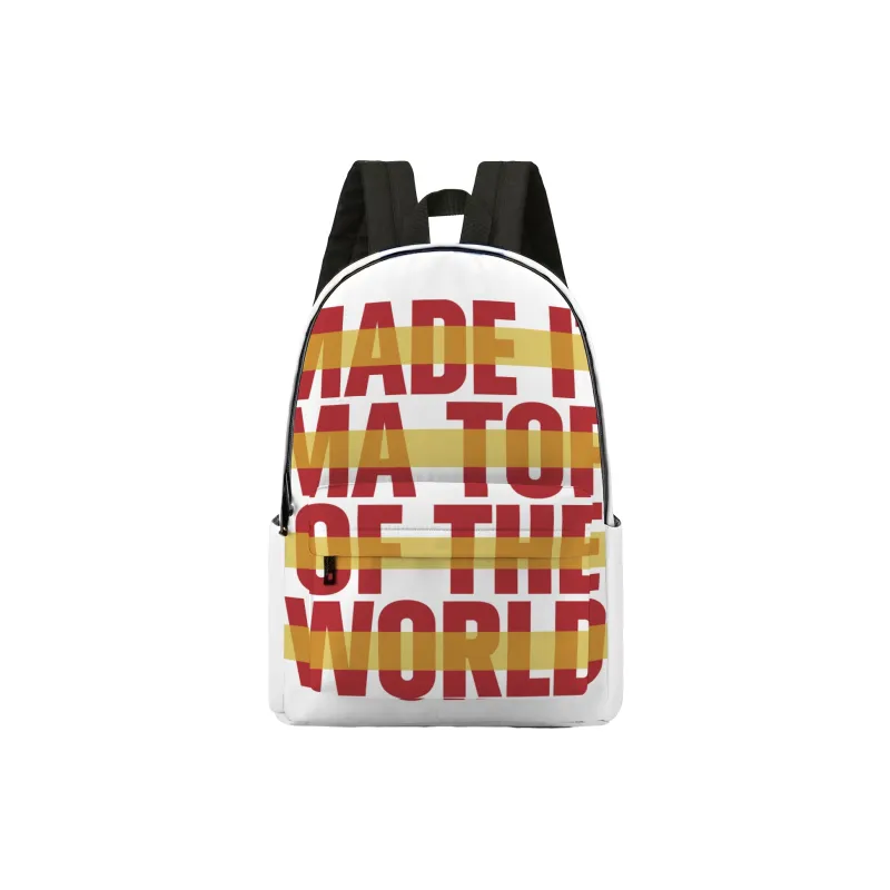 ONRF SOUNDBYTE Collaboration Polyester Water Repellent Backpack Medium Size Unisex White-30