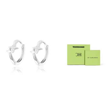 CARLHEIM S999 Fine Silver Earrings Women's
