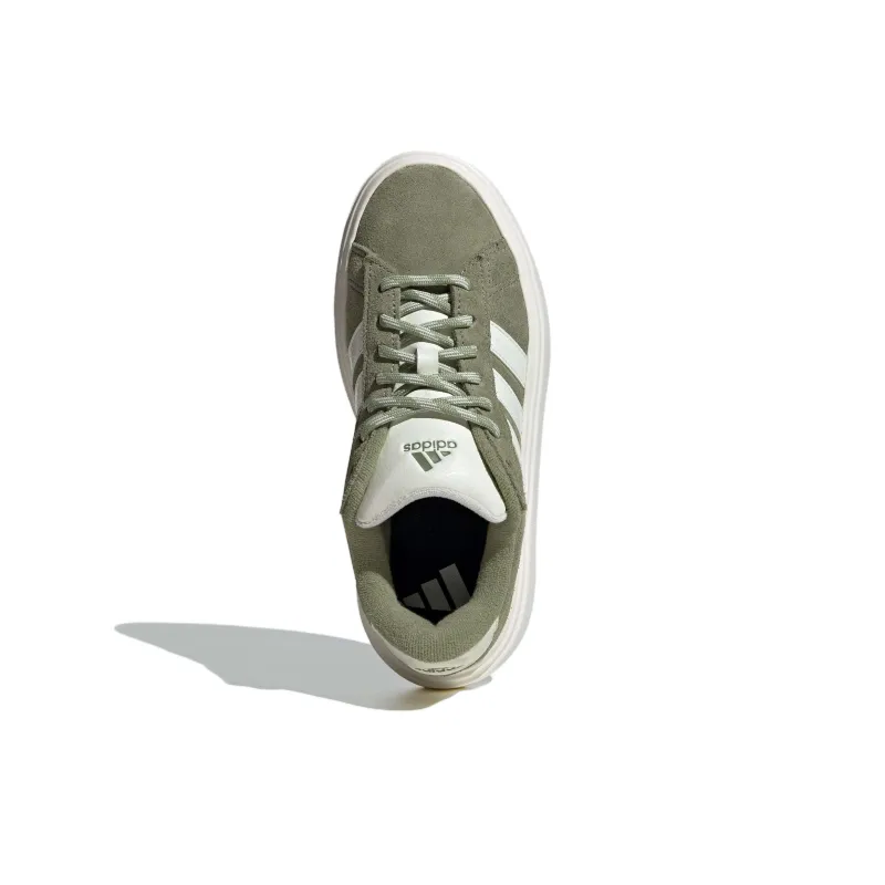 Adidas GRAND COURT PLATFORM Low Top Casual Shoes Women's Green White-4