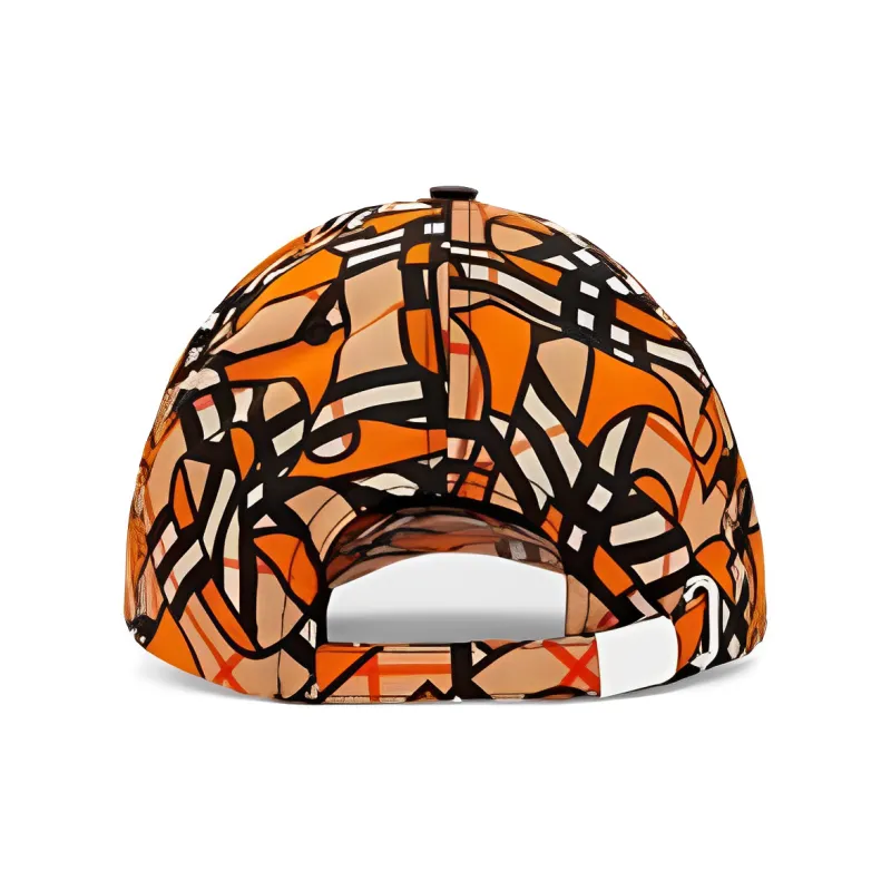 Burberry Monogram Print Bucket Hat Orange-3