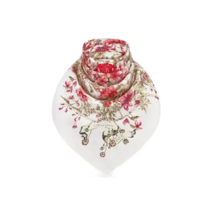 DIOR Silk Scarves Women's Multicolor-1