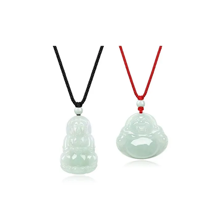 KING TAI SANG Bean Type Jadeite Necklaces Unisex-6