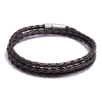 BLESSED BULLET Leather Bracelets Unisex