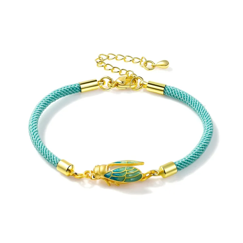 Yi Zhen Ge Hetian Jade 925 Silver Bracelets Unisex Pale Greenish White Jade-4