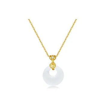 Asia Star Chalcedony Necklaces Women's