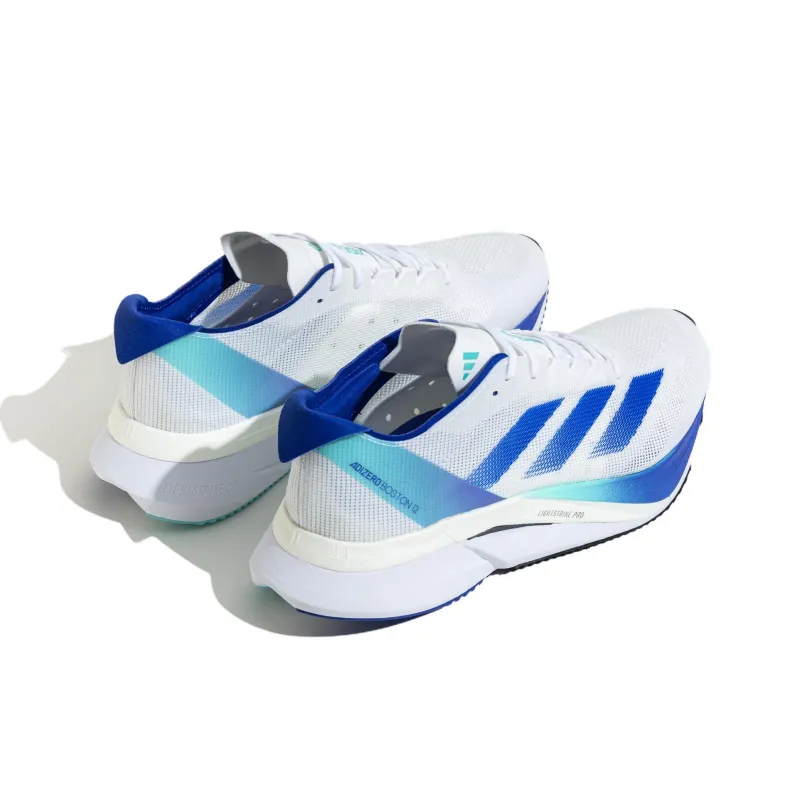 Adidas Adizero Boston 12 'White Cobalt Blue'-2