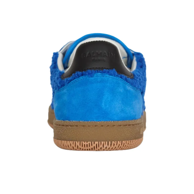 BALMAIN Low Top Skateboard Shoes Men's Blue-5