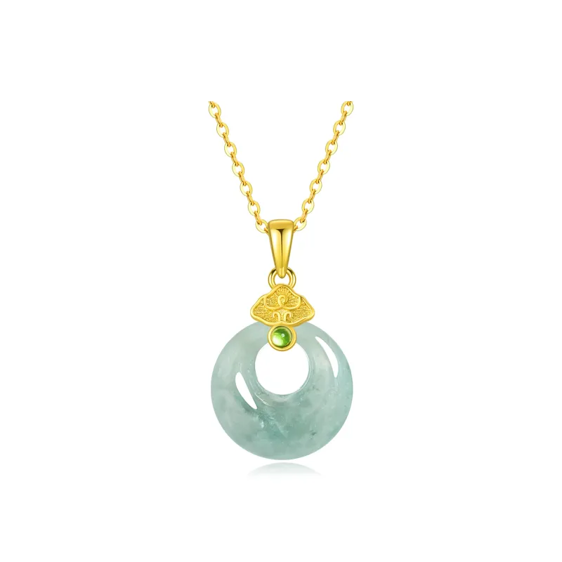 Jodie&Kevin Ice Glutinous Jadeite Necklaces Women's-0