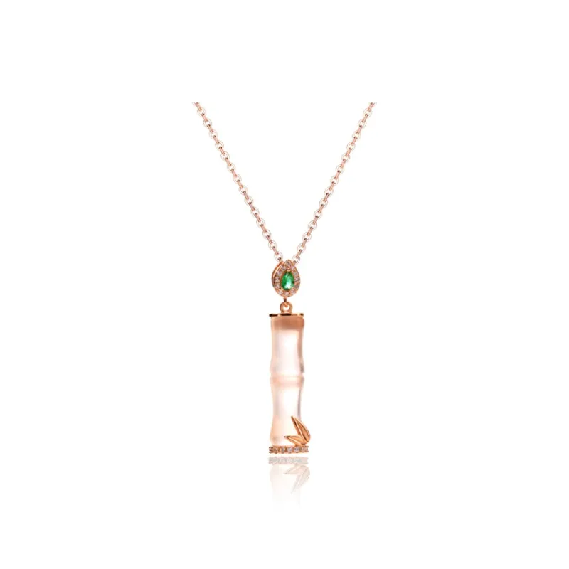 MYSHINE Chalcedony Necklaces Women's-6