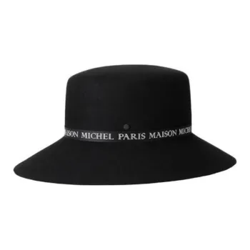 Maison Michel Baseball Cap Bucket Hats Women's Black