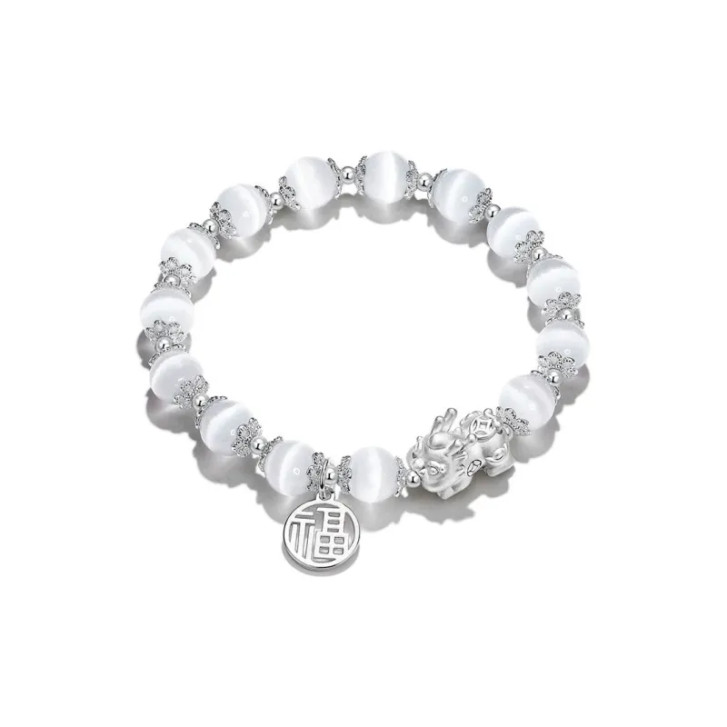 VIVIWELL Obsidian Jade Bracelets Unisex-4