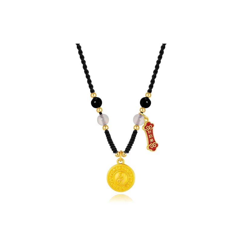 Jodie&Kevin The God Of Wealth Ancestral Court Joint Name Agate Necklaces Unisex-1