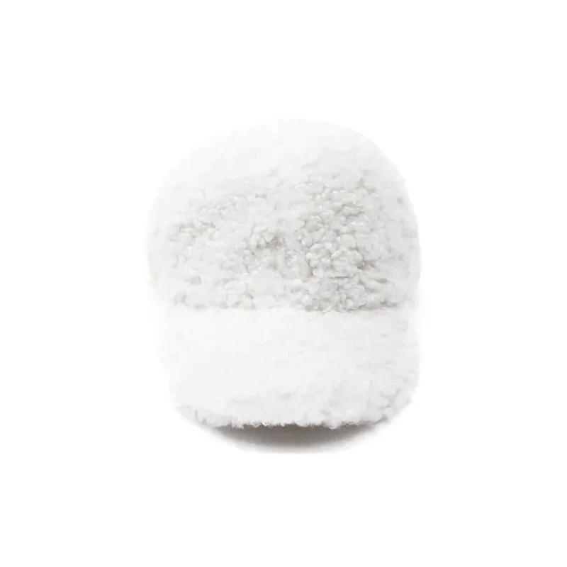ZARA Polyester Baseball Caps Unisex Raw White-0