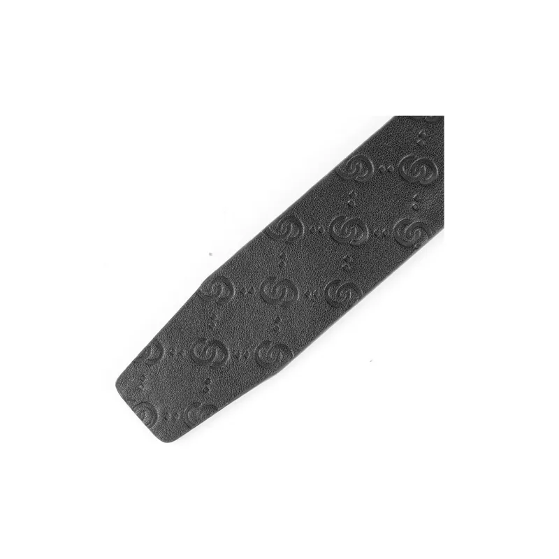 SHERIDan Textured Business Formal Automatic Buckle Cow Leather Belt Men's Black-3