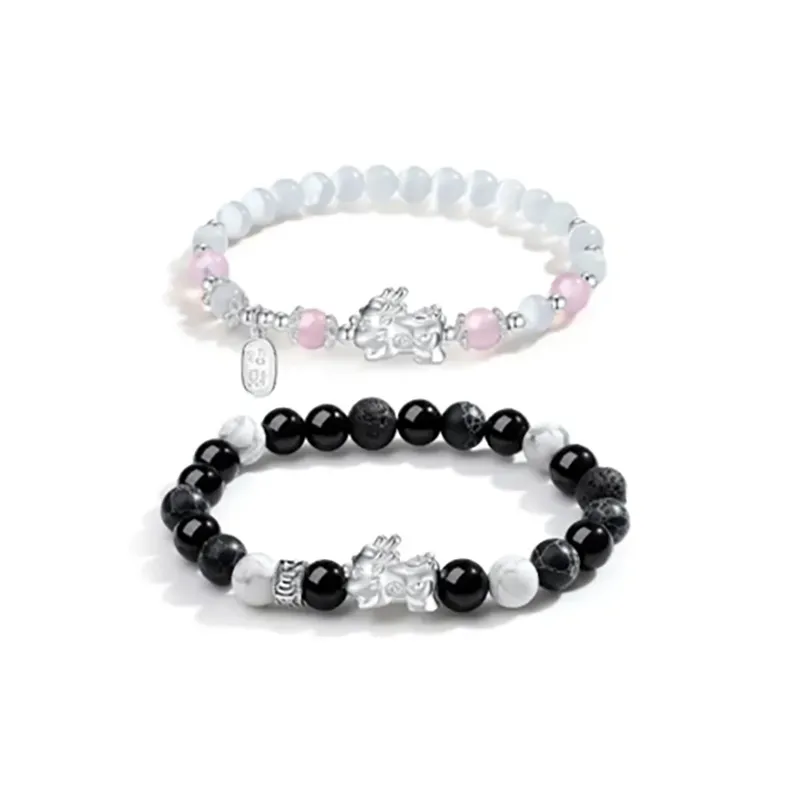 Zhongzhao Jewelry Obsidian Jade Bracelets Unisex-2