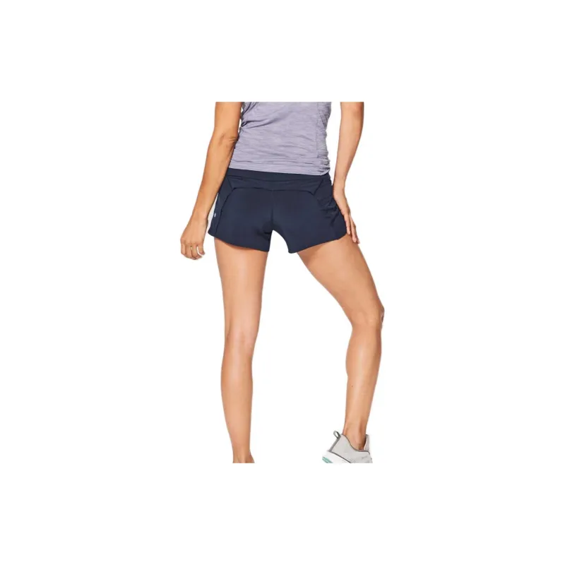 Lululemon Run Times Sports Shorts Women's Midnight Dark Blue-1