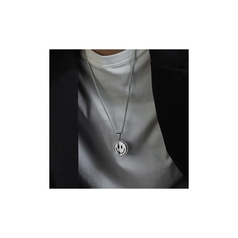 Asia Star Titanium Steel Necklaces Unisex-1
