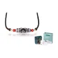 3 Eye Agate Dzi Bead Pendant Chinese Style Fashion Trend Shopping Bag Set
