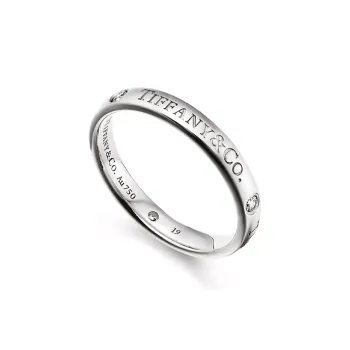 TIFFANY & CO. Diamond Diamonds Unisex Silver