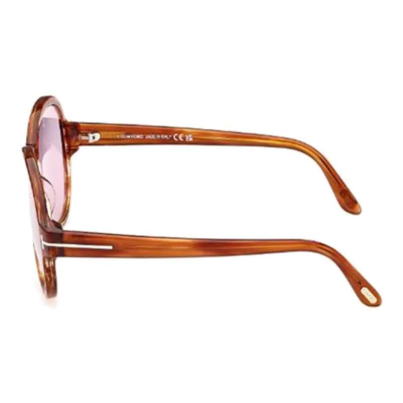 TOM FORD Camryn Round frame Sunglasses-2