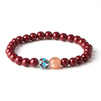 Topgirl Cinnabar Jade Bracelets Women's