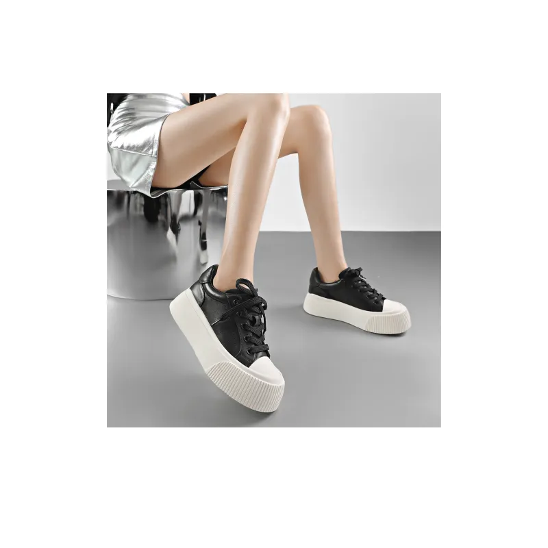 BOSSSUNWEN Slip Resistant Low Top Skateboard Shoes Women's-19