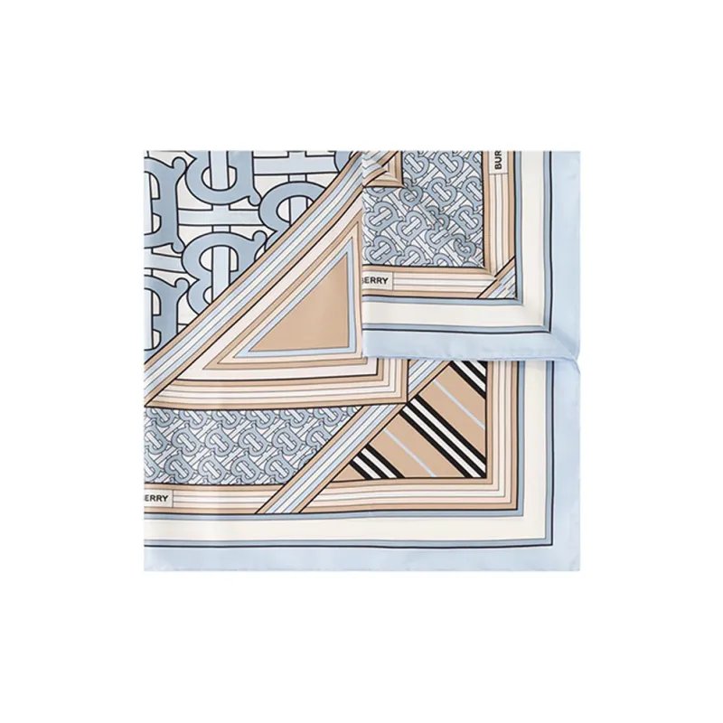 Burberry Montage-Printed Finished-Edge Scarf-1