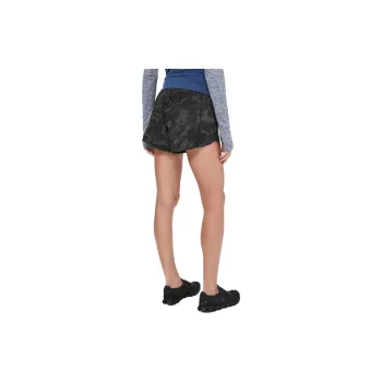 Lululemon Hotty Hot Sports Shorts Women's Black Gray Print