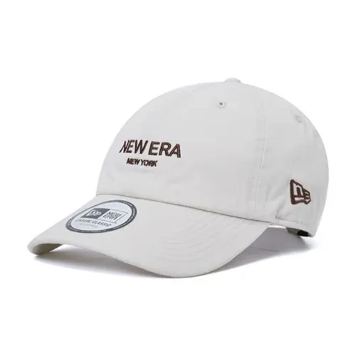 New Era Baseball Caps Unisex Ivory White