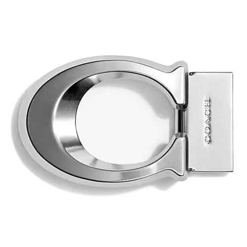 COACH Metal Other Accessories Unisex Silver