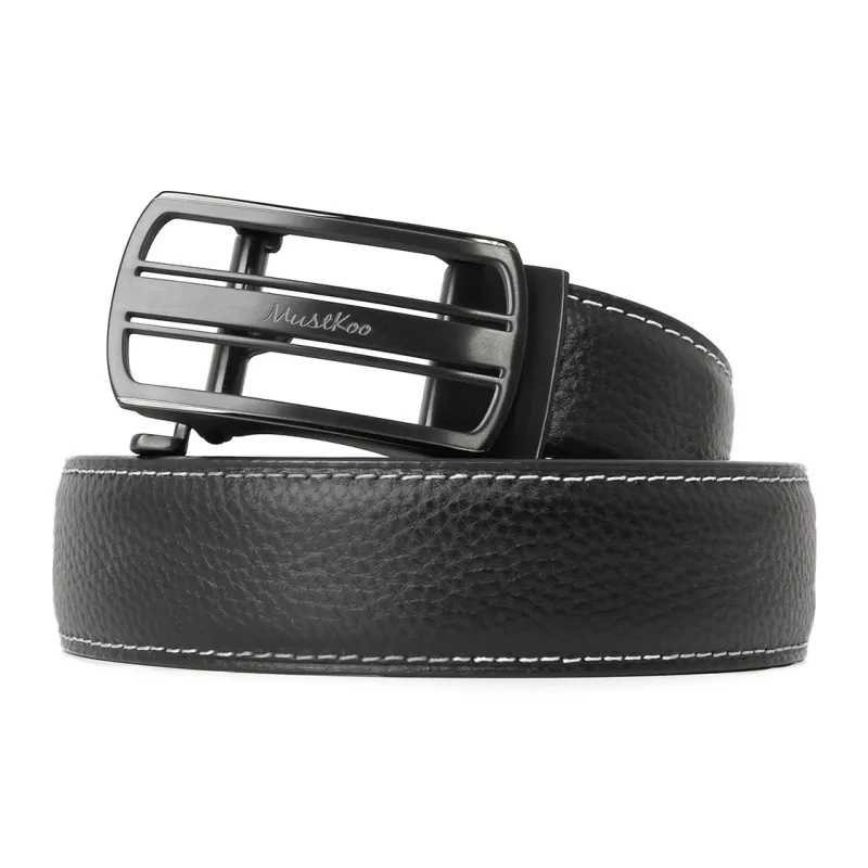 MUSTKOO Leather Belts Men-1
