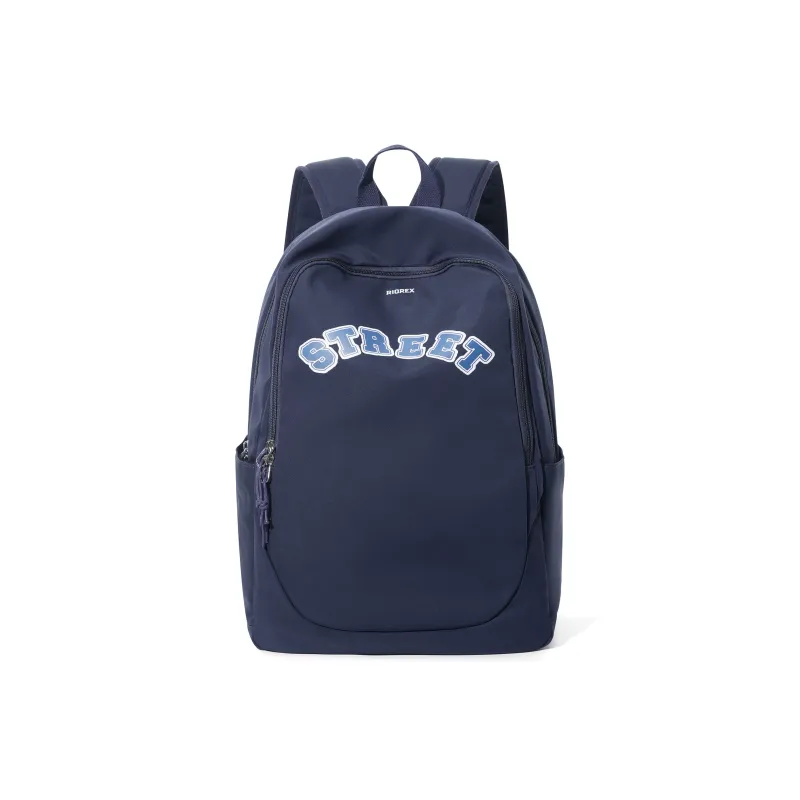 RIOREX Fabric Backpack Laptop Bags Unisex Black/Blue/Red-5
