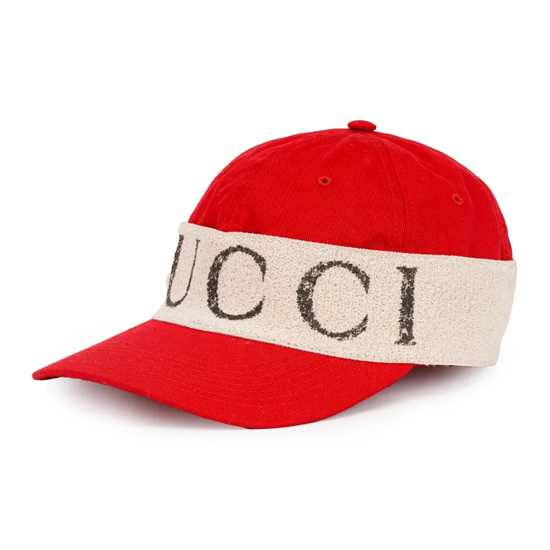 GUCCI Logo Band Baseball Cap-1