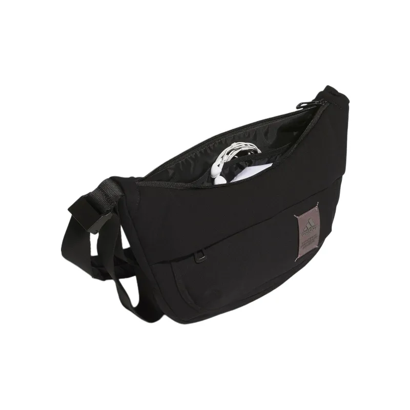 Adidas Recycled Polyester Shoulder Bag Regular Unisex Black-2