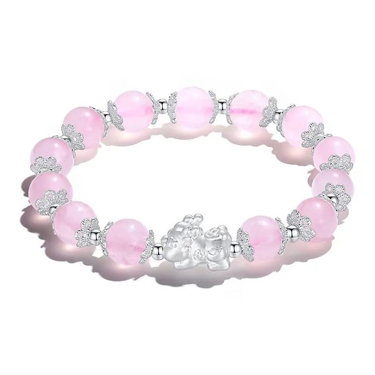 VIVIWELL Obsidian Jade Bracelets Unisex-2