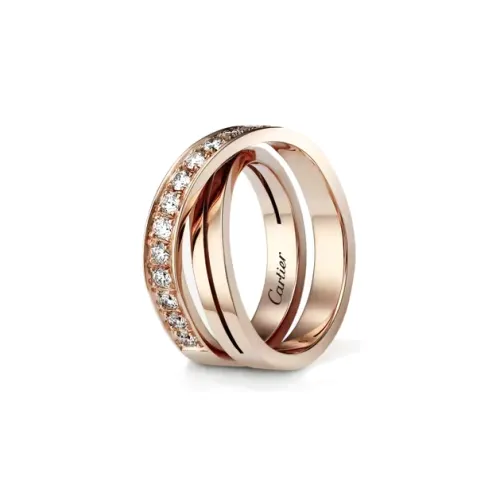 CARTIER K Gold Rings Women's Rose Gold