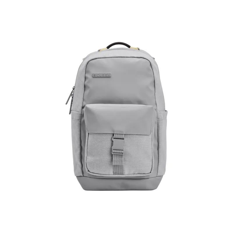 Under Armour Polyester With Polyurethane Backpack Regular Unisex Modern Gray & White-0