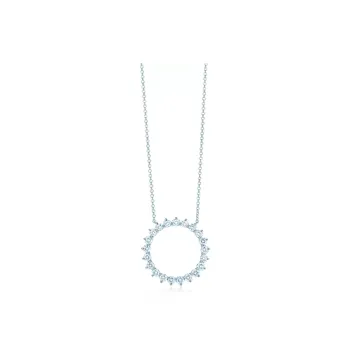 TIFFANY & CO. Necklaces Women's Silver