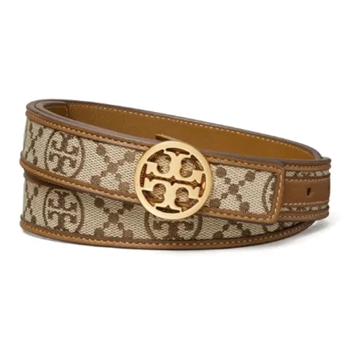 TORY BURCH Leather Belts Unisex Tan