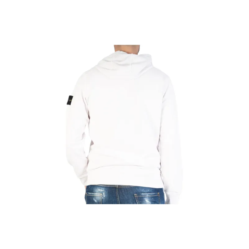 STONE ISLAND Garment Dyed Cotton Fleece Hoodie-4