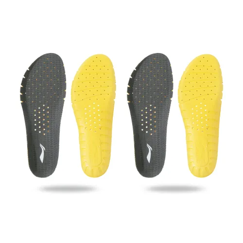 LINING Insoles Unisex 2 Pairs Set, Carbon Gray