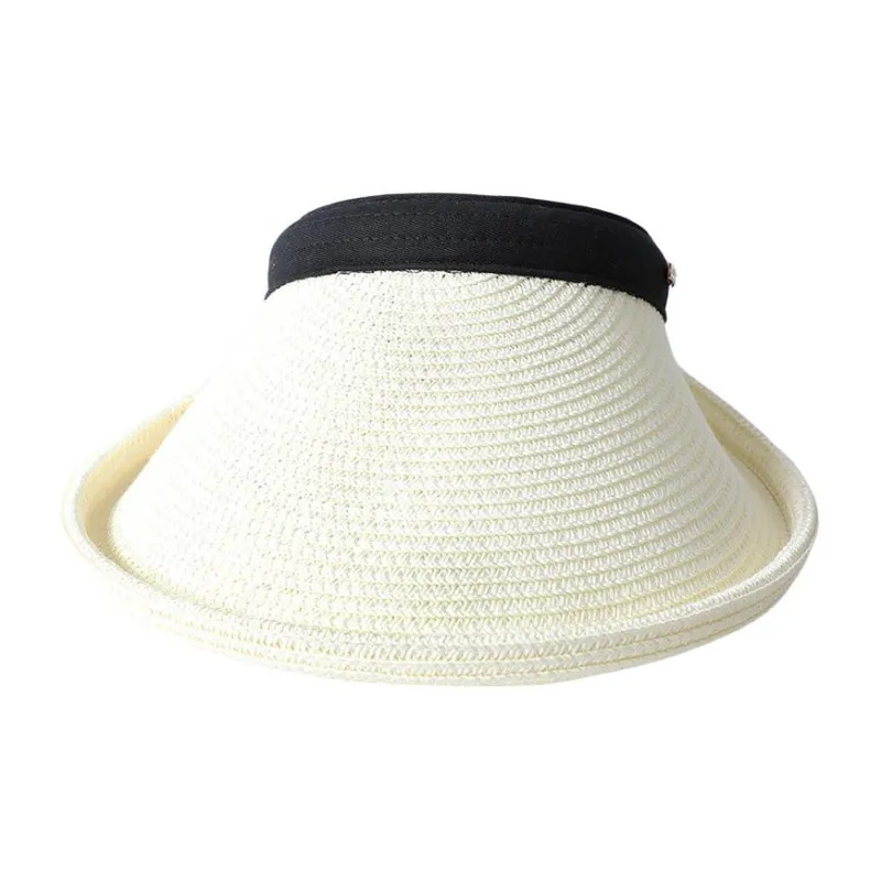 LE TISSERAND Visor Straw Hat Sun Protection Hats Women's-1