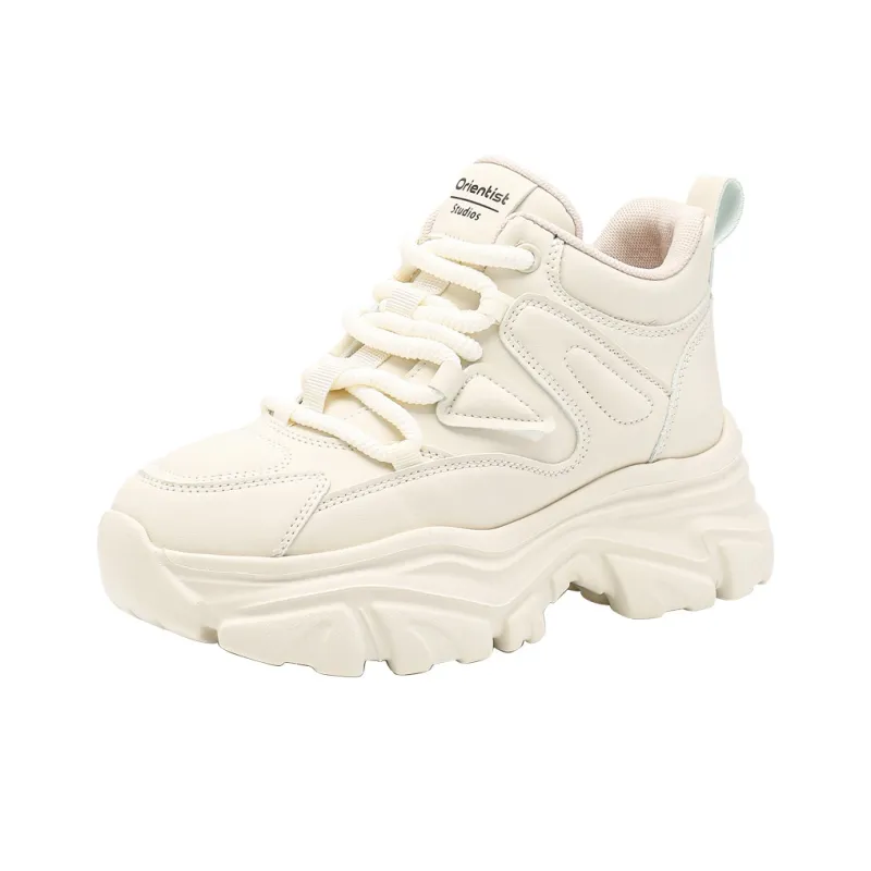 DUSTO Cushioning Slip Resistant High Top Chunky Sneakers Women's-0