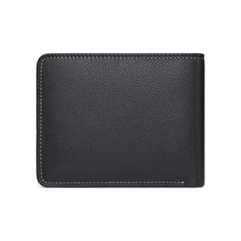 GOLDLION Top Grain Genuine Leather Wallet Regular Men's Black-1