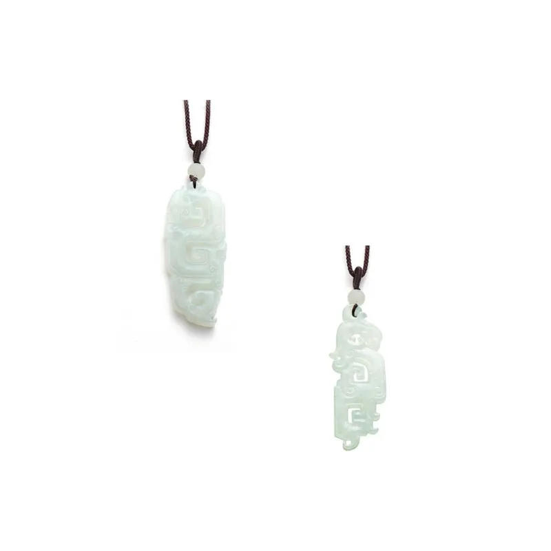 Jade Is Boundless Glutinous Jade Jadeite Pendant Necklace Unisex-2