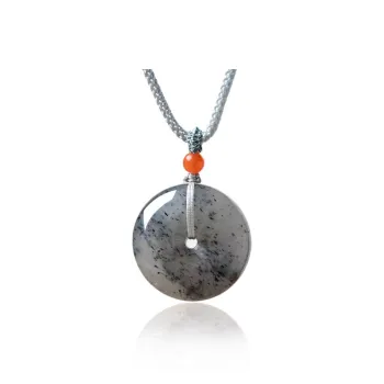 Cuizu Hetian Jade Pendants Unisex Blue And White