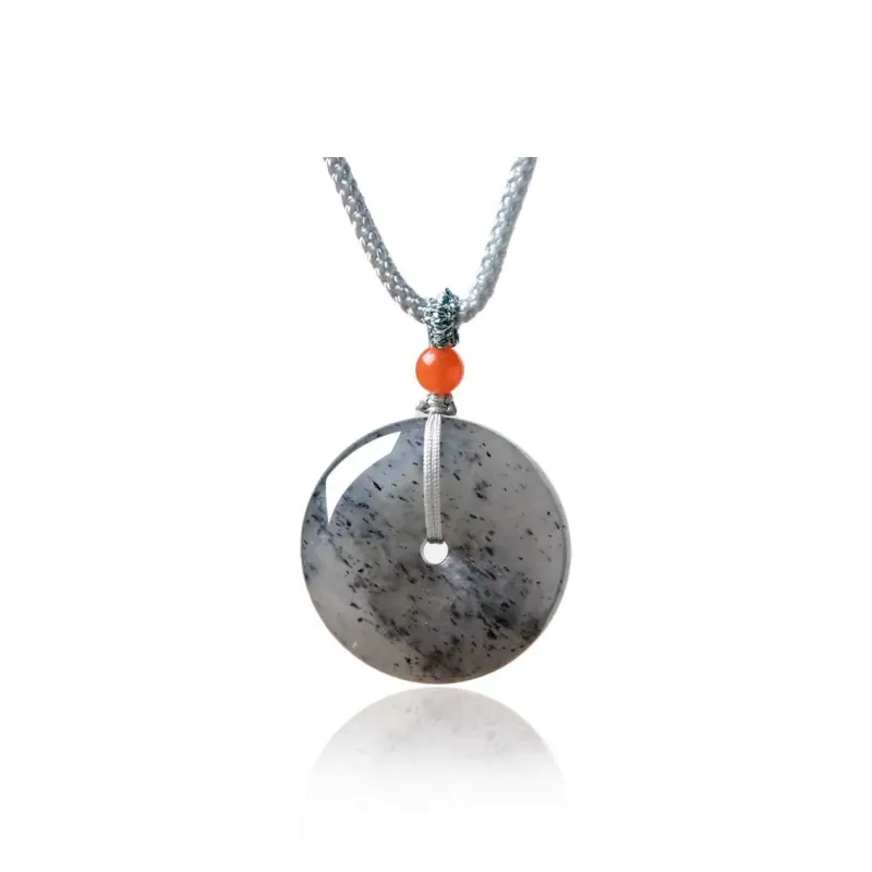 Cuizu Hetian Jade Pendants Unisex Blue And White-0
