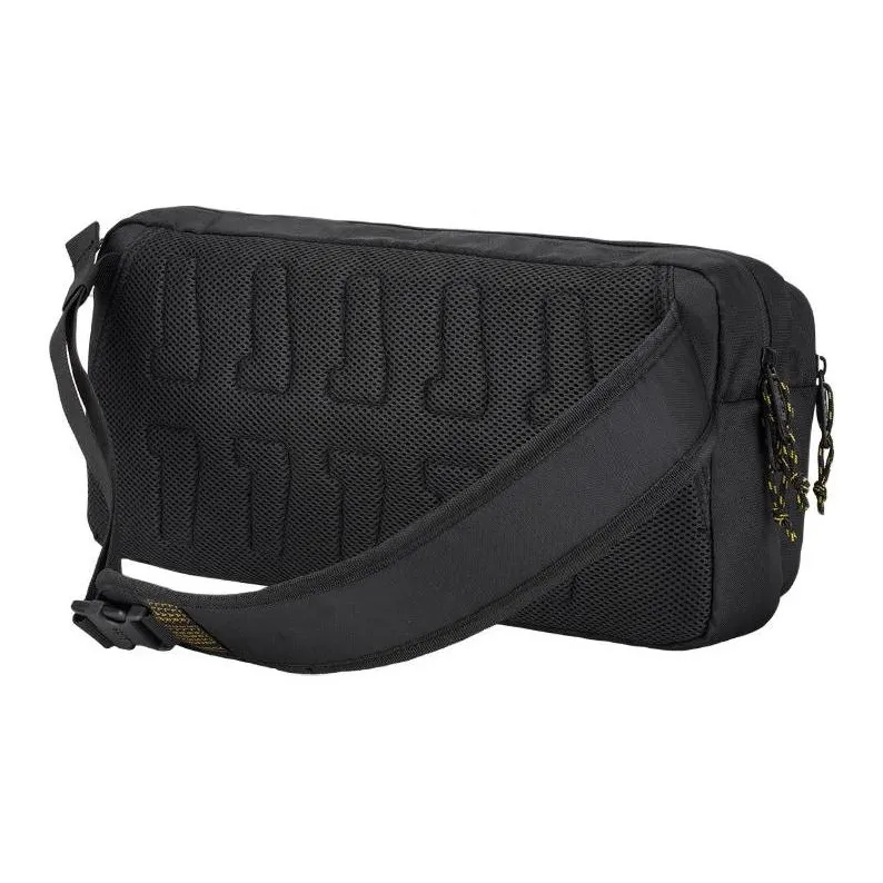 CAT Polyester With PU Shoulder Bag, Crossbody Bag Tubas Men's Black-5