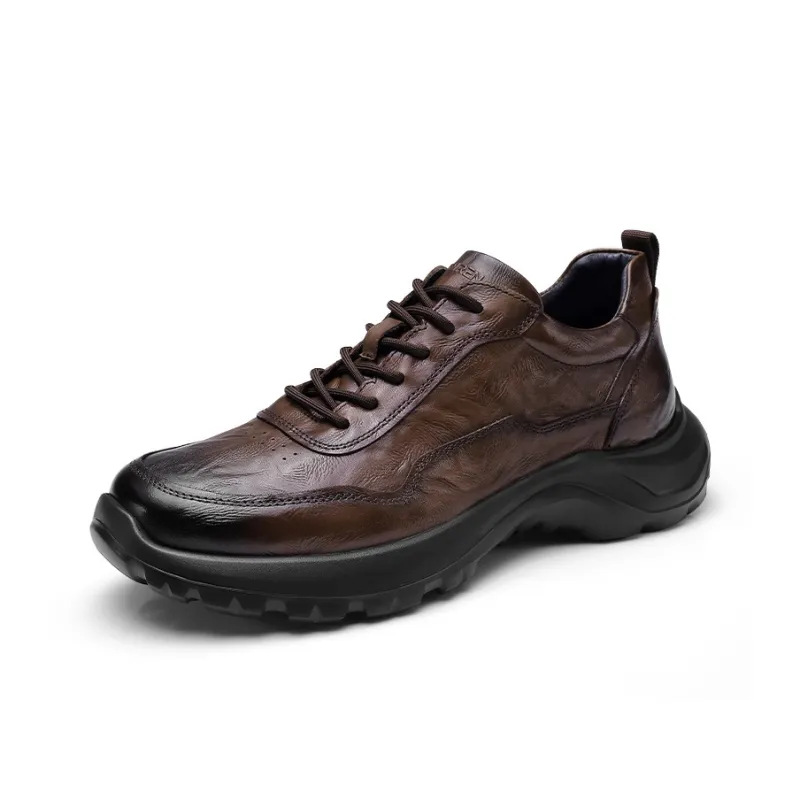 Strongman 3515 Men's Casual Shoes Men's Black Brown-6
