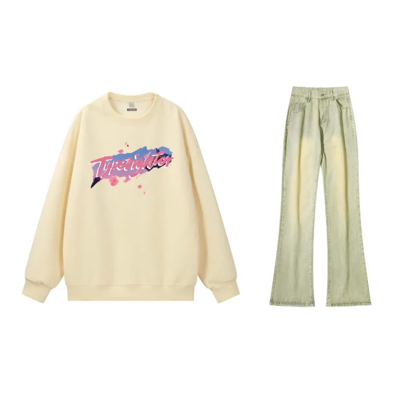 TYPERIGHTER Sweatshirt Set Unisex-14